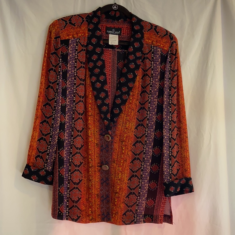 Carol Little Petites, button down jacket, size 6